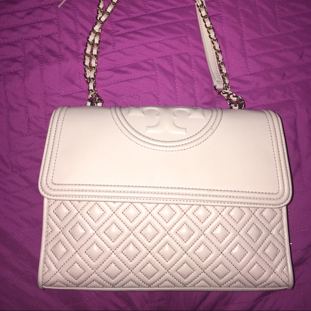 Used Tory Burch Large Fleming in BedRock!